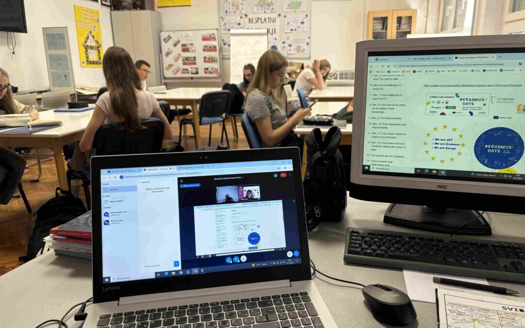 Aktivnosti eTwinning projekta 12Stars-4-Euro-eTwinners: Predstavljanje međunarodnog istraživanja „What Do I Know About the European Union“