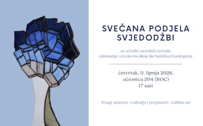 Svečana podjela svjedodžbi učenicima završnih
